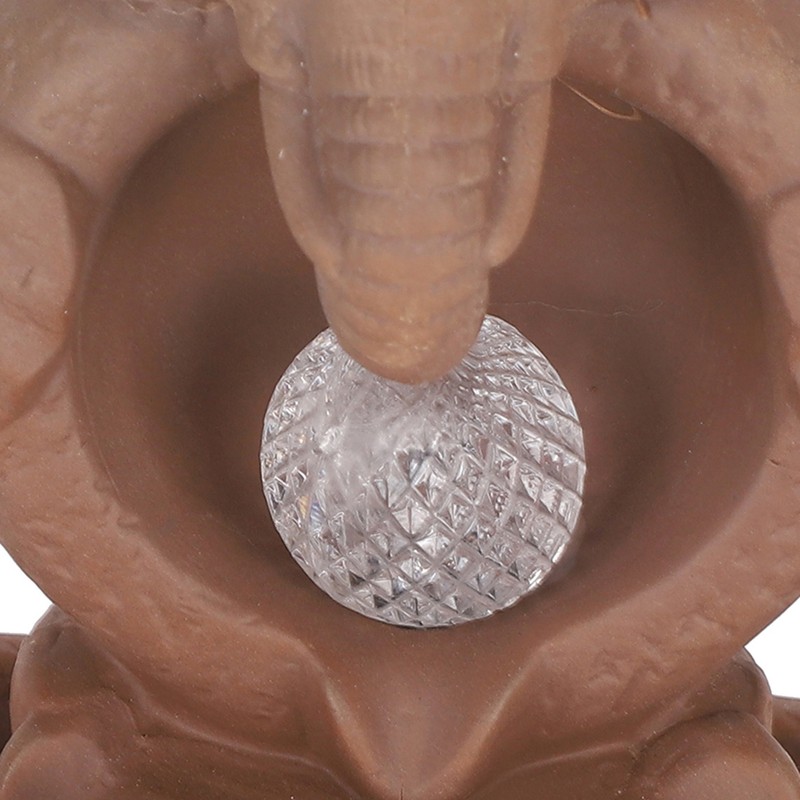 Incense Burner Backflow Waterfall Incense Holder Home Decorations with LED