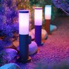 ledscom.de Poru Bollard Light with Socket for Outdoor Use, Black,