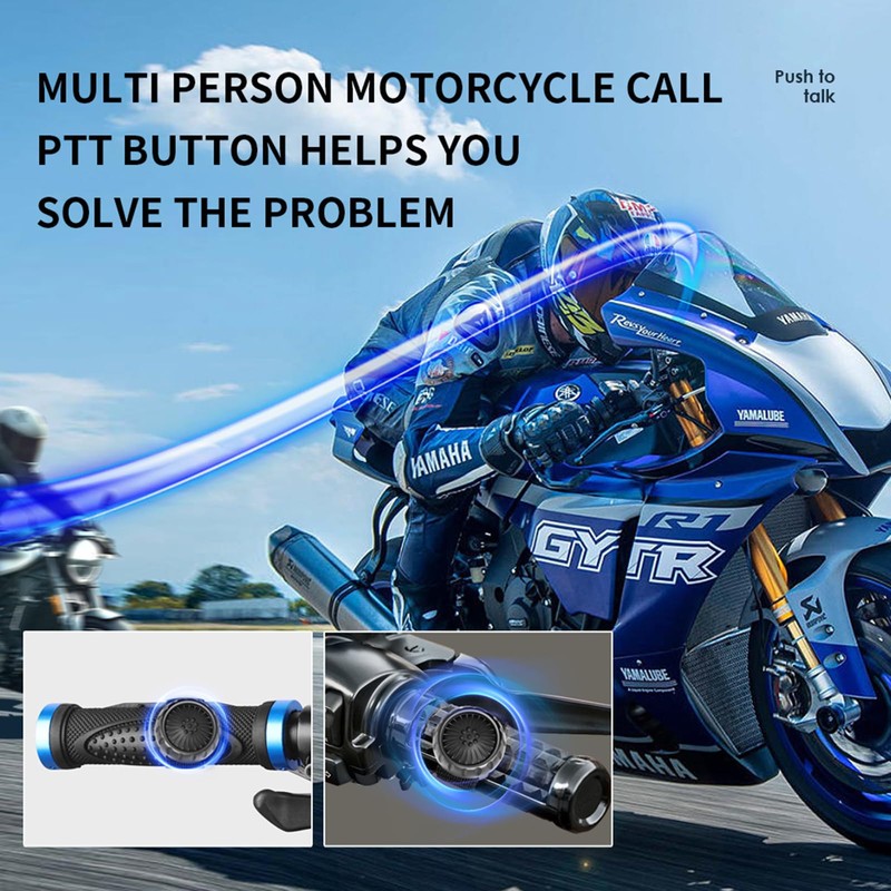 docooler BT Button PTT Walkie Talkie Push Button for Car,