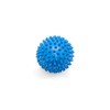 Massage ball with nubs, nub ball, hedgehog ball, arthro sensory ball, not inflated, hardness can be varied, diameter 9 cm, blue