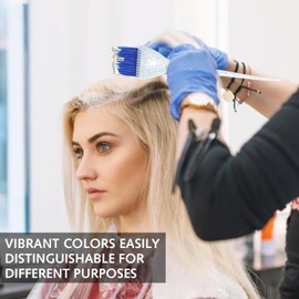 Hair Dye Brush Set, 3 Pieces Precision Applicator Brush Coloring and Styling Tint Applicator for Home and Professional Use Hair Salon Tools