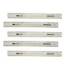 EAI Education 12" ShatterProof Ruler 1/8" Scale: Clear - Set