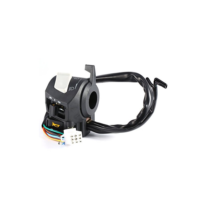 Motorcycle Handlebar Switch, 2PCS Universal 78'' Motorcycle Control Switch Left