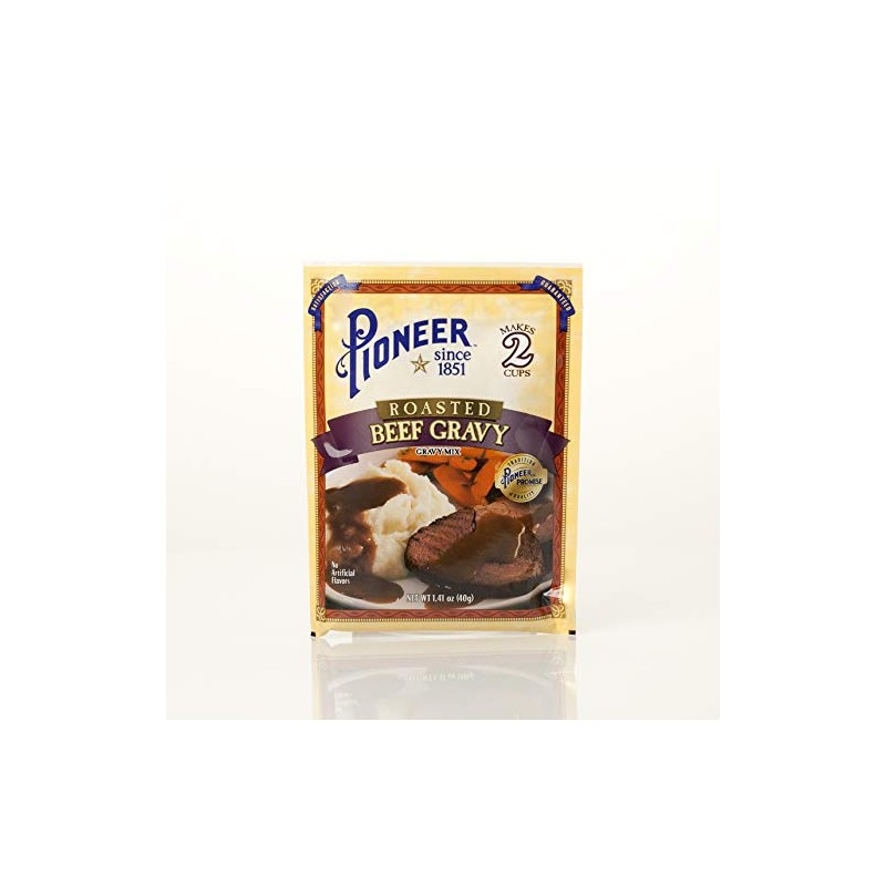Pioneer, Roasted Beef Gravy Mix, 1.41 Oz (Pack of 12)