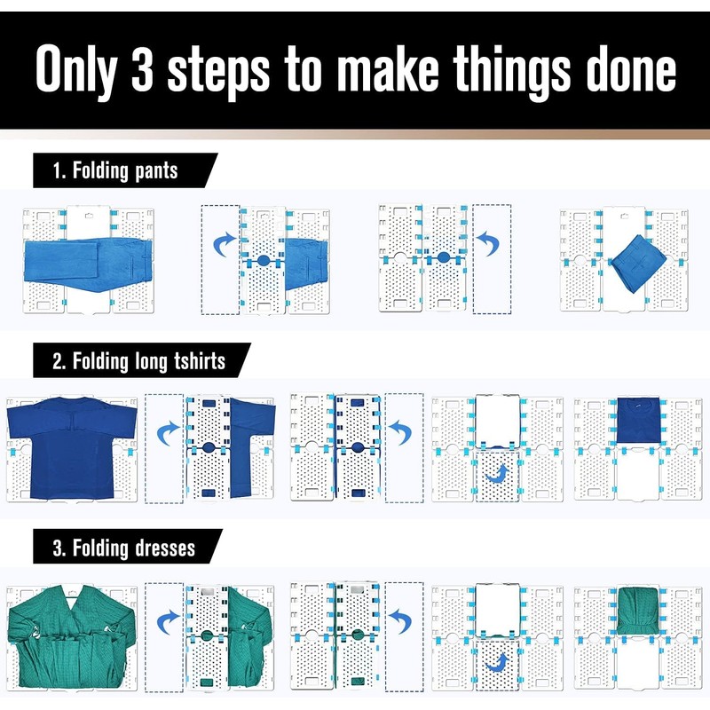 BoxLegend V4 Shirt Folding Board Enlarged and Widened Shirt Folder