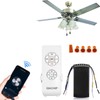 Upgrade Universal WiFi Ceiling Fan Light Remote Control Kit, Wireless