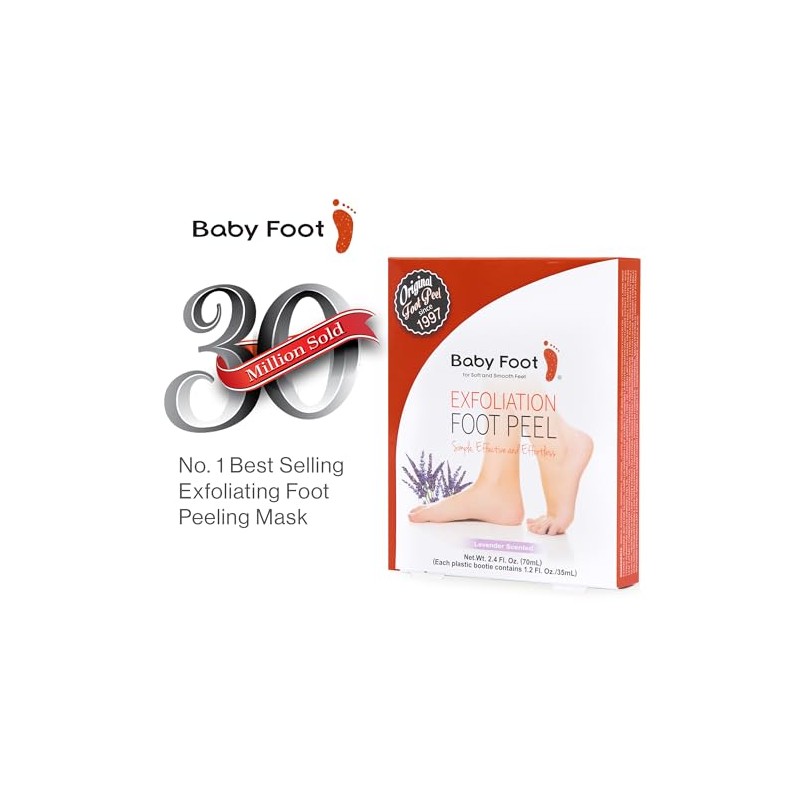 Baby Foot Exfoliation Foot Peel, Exfoliación Para Los Pies, Lavanda