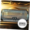 GRIRIW Grill Roaster Drum Rotisserie Basket Rotating Stainless Steel Oven