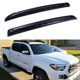 AUTOMUTO Roof Rack Crossbars for Toyota for Tacoma Double Cab 2005-2021 (Double Cab ONLY) Black Luggage Kayak Cargo Carrier with 150LBS Load-Capacity（Not Fit Access Cab