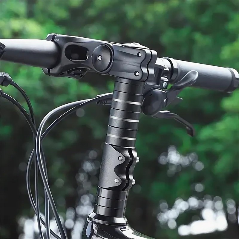 Megcdtr Bike Stem Riser, Bicycle Handlebar Stem Extender, Aluminium Alloy