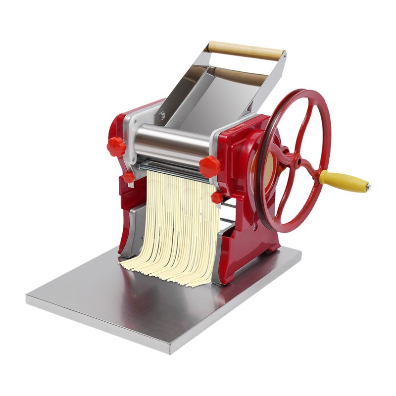 Pasta Maker Machine, Manual Hand Press, Adjustable Thickness Settings (0.5-5