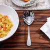 KEAWELL Premium 8.5" Hammered Vegetable Spoon – 18/10 Stainless Steel