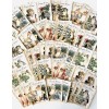 Christmas Card Lot Of 50+ Shabby Chic Santa Cards Christmas