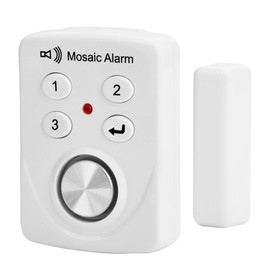 Door Alarms with Delay When Left Open 130db Window Break Sliding Siren Vibration Detect Sensor for Home, Apartment Security. Keypad Intruder Burglar Entry Alert. Pool Alarm for Kids Safety 1 Pack