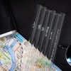 Berlin Edition 6 x 20 cm Glass Straws with Engraved