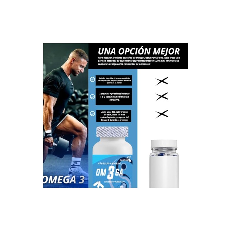 Omega 3 (aceite de pescado en polvo) con Vitamina E