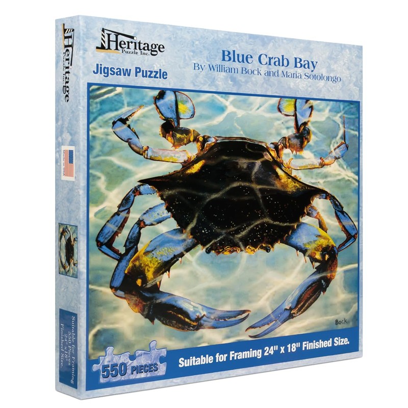 Heritage Puzzle – Blue Crab Bay by William Bock –