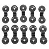 100pcs Shade Cloth Plastic Clips Round Fixing Clips for Greenhouse