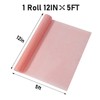 Bonnyhtv Rollo de purpurina HTV de 5 pies, color rosa