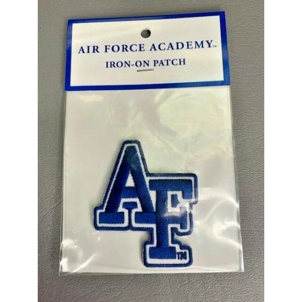 NEW-UNITED STATES AIR FORCE "AF" IRON-ON PATCH