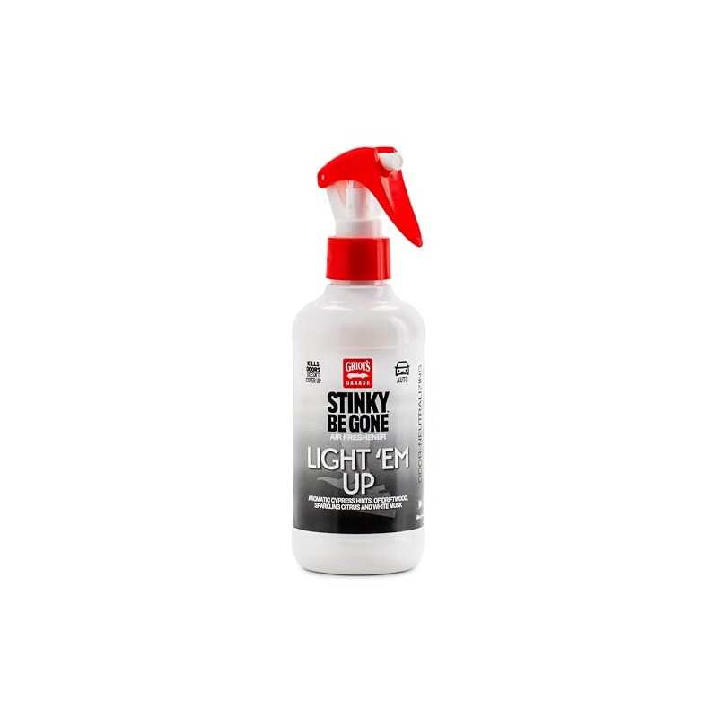 Griot's Garage 10789105SCT Stinky-Be-Gone Light 'Em Up Air Freshener Spray