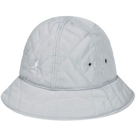 Kangol Quilted Casual Bucket Hat - Black, gray