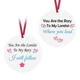 Mother Daughter Gift Christmas Ornament Daughter Gift from Mom Ceramic Ornament Mom Birthday Gift from Daughter Birthday Gifts for Daughter Christmas Tree Ornaments Mother's Day Graduation Gift