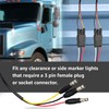 10 Pcs Ledvillage 3 Prong Female Bullet Plug Wiring Harness