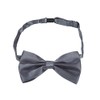 Kids Small Solid Color Adjustable Tuxedo Neck Bowtie Bow Tie,