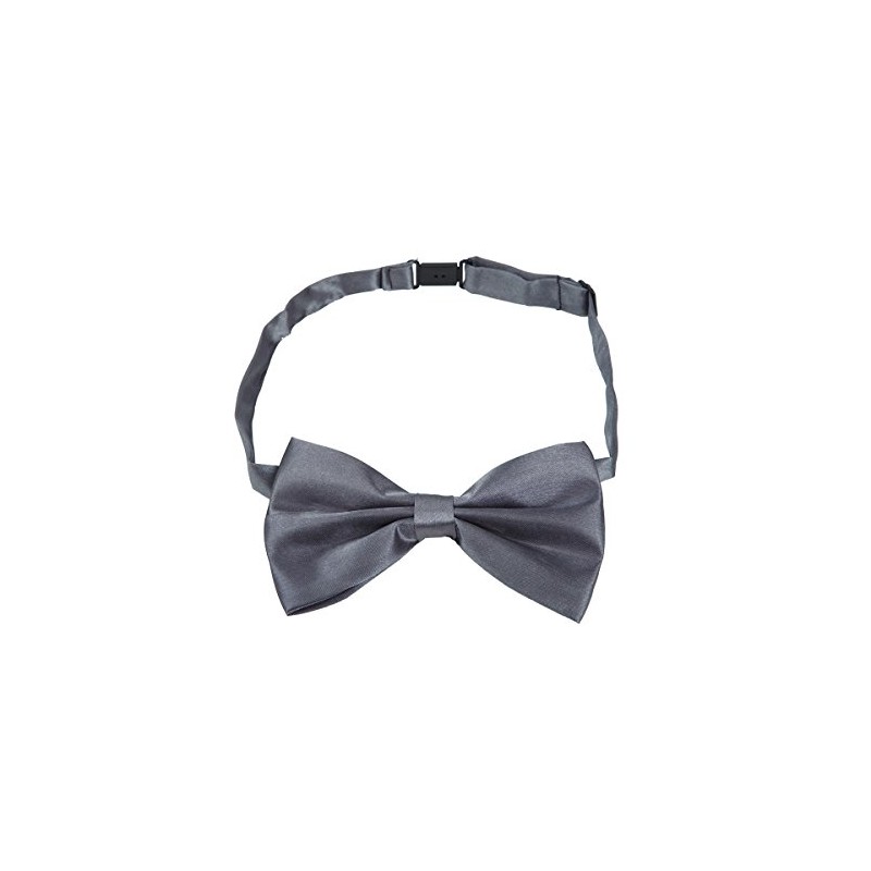 Kids Small Solid Color Adjustable Tuxedo Neck Bowtie Bow Tie,