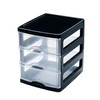 Plastic Desktop Storage Unit with Drawers, Stationary Arts Drawer Desktop