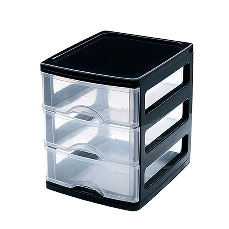 Plastic Desktop Storage Unit with Drawers, Stationary Arts Drawer Desktop