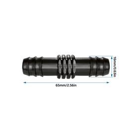 25 Pieces 16 mm Irrigation Connectors, Plastic Drip Irrigation Hose Connectors, Drip Hose Connector, Hose Connector for Irrigation System, Straight