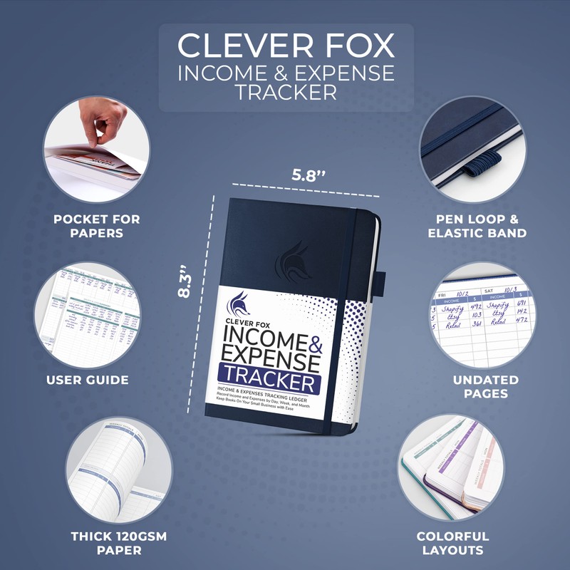 Clever Fox Income & Expense Tracker – Accounting & Bookkeeping