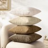 Softalker Decorative Throw Pillow Covers 18 x 18, Set of