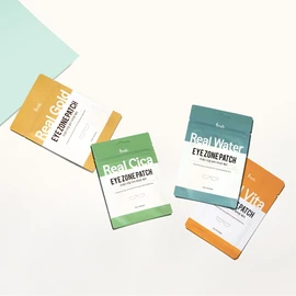 Preeti [Total 300 sheets] Real Eye Zone Patch 30 sheets*10 packs (Gold/Vita/Cica/Water), Vita (30 sheets*10 packs) / 프레티 [총300매] 리얼 아이존패치 30매입*10팩(골드/비타/시카/워터), 비타(30매입*10팩)