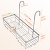 DELLAN Hanging Shower Caddy, Shower Rack with Hooks for Shower