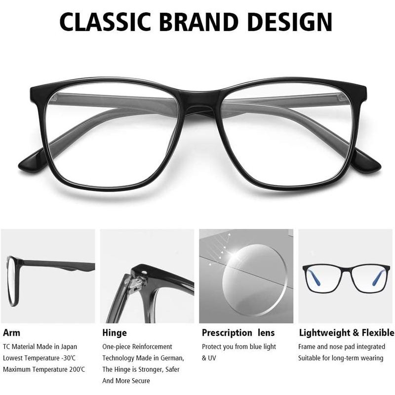 Blue Light Glasses Men Blue Light Blocking Women Anti UV