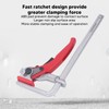 Quick Ratchet Guide Rail Clamp Alloy Steel Ratchet for Track