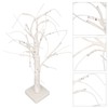Lighted Birch Tree Adjustable Branches Stable Bottom Birch Tree with