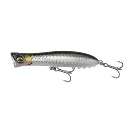 Savage Gear Gravity Popper – High-Performance Saltwater Popping Lure for Predator Anglers, Ideal for Pike, Bass & More, Ultra-Long Cast Design, Perfect for Saltwater Fishing Black Mullet 13 cm
