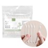 Premium 100-Count Individually Wrapped Paper Cotton Swabs - Pure Cotton, Double-Sided (Pointed & Rounded), Sterilized CH28004 6ea
