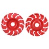 3.5in 12 Tooth Polishing Disc Red Wheel Woodworking Engraving Tool