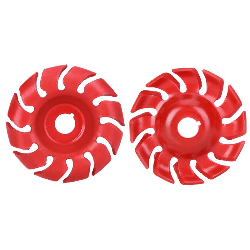 3.5in 12 Tooth Polishing Disc Red Wheel Woodworking Engraving Tool