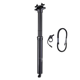 EXA Form 860i 30.9mm Suspension Dropper Post with Adjustable Suspension, 125mm Travel Dropper Seatpost with Lever Kit - 30.9mm x 395mm