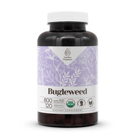 Bugleweed USDA Organic 120 Capsules | High-Potency Natural Supplement | Certified Organic Vegetarian Capsules and Organic Bugleweed (Lycopus virginicus) Dried Herb (120 Capsules)