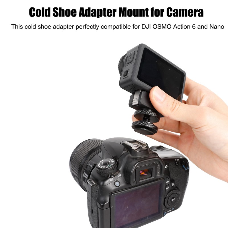 Cold Shoe Mount With Magnetic Quick Release for DJI Osmo