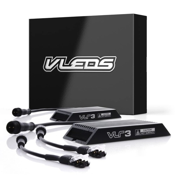 VLEDS 2pcs VLR-3 LED Turn Signal Load Resistor (4 Bulb