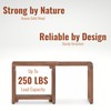 Tranquillo Extend Length 29 Inches Shower Stool Bench Chair (Teak,