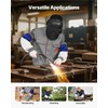 VEVOR Flame Resistant Welding Sleeves, Heavy Duty Sheepskin & FR